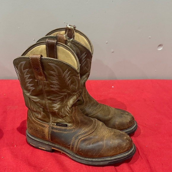 Ariat Other - Ariat Brown Leather Western Boots